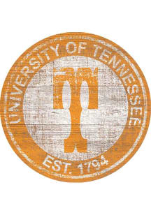 Tennessee Volunteers Round Heritage Logo Sign