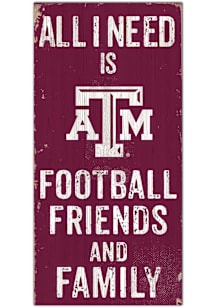 Texas A&M Aggies Football Friends and Family Sign - Maroon