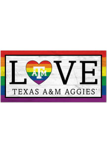Texas A&amp;M Aggies LGBTQ Love Sign