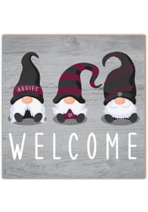 Texas A&amp;M Aggies Welcome Gnomes Sign