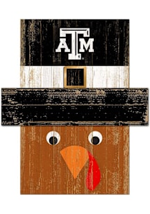 Texas A&M Aggies Turkey Head 6x5 Sign - Maroon