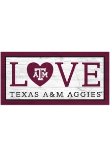 Texas A&amp;M Aggies Love 6x12 Sign