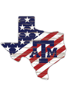 Texas A&amp;M Aggies 12 Inch USA State Cutout Sign