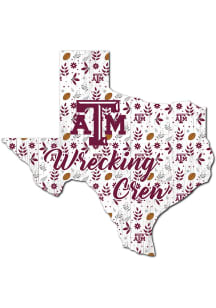 Texas A&amp;M Aggies Floral State Sign