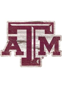 Texas A&amp;M Aggies Team Logo 8 Inch Cutout Sign