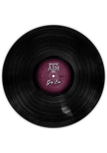 Texas A&amp;M Aggies 12 Inch Vinyl Circle Sign