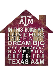 Texas A&amp;M Aggies 12 inch House Sign