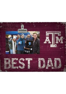 Texas A&amp;M Aggies Best Dad Clip Picture Frame