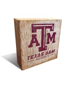 Texas A&amp;M Aggies Logo Block Sign