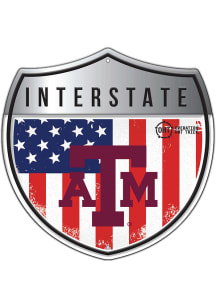 Texas A&amp;M Aggies 12in Americana Interstate Sign