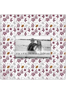 Texas A&amp;M Aggies Floral Pattern Picture Frame