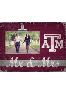 Texas A&amp;M Aggies Mr and Mrs Clip Picture Frame