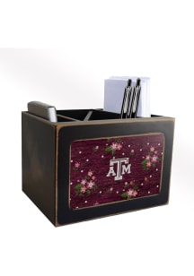 Texas A&amp;M Aggies Floral Desktop Organizer Desk Accessory