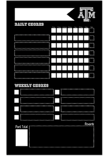 Texas A&M Aggies Chore Chalkboard Sign - Maroon