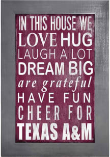 Texas A&amp;M Aggies In This House Picture Frame