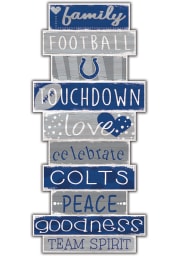 Indianapolis Colts Celebrations Stack 24 Inch Sign