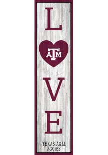 Texas A&amp;M Aggies 48 Inch Love Leaner Sign