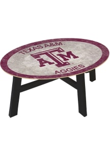 Texas A&amp;M Aggies Team Color Logo Maroon Coffee Table