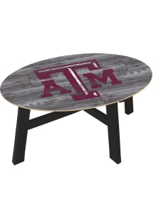 Texas A&amp;M Aggies Distressed Wood Maroon Coffee Table