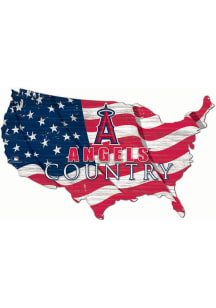 Los Angeles Angels USA Shape Flag Cutout Sign