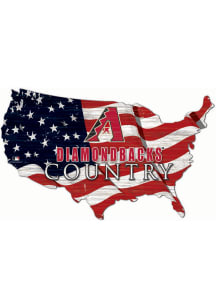 Arizona Diamondbacks USA Shape Flag Cutout Sign