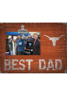 Texas Longhorns Best Dad Clip Picture Frame