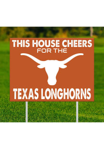 Texas Longhorns This House Cheers For Yard Sign
