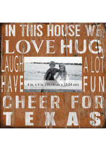 Texas Longhorns In This House 10x10 Picture Frame