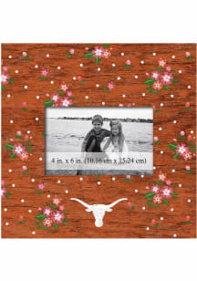 Texas Longhorns Floral Picture Frame