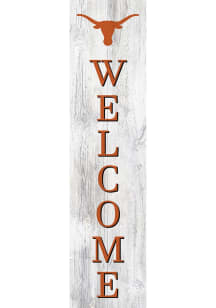 Texas Longhorns 24 Inch Welcome Leaner Sign - Burnt Orange