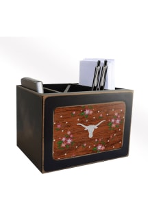 Texas Longhorns Floral Desktop Organizer Desk Accessory