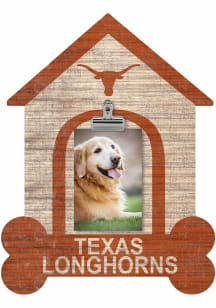 Texas Longhorns Dog Bone House Clip Picture Frame