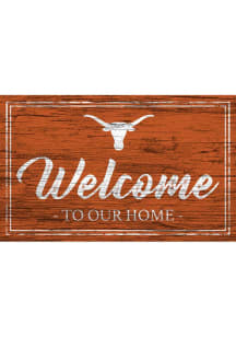 Texas Longhorns Team Welcome 11x19 Sign