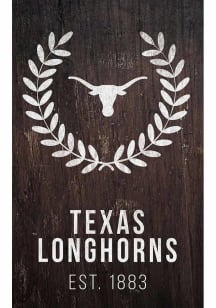 Texas Longhorns Laurel Wreath Sign