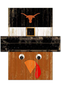 Texas Longhorns Turkey Head Sign