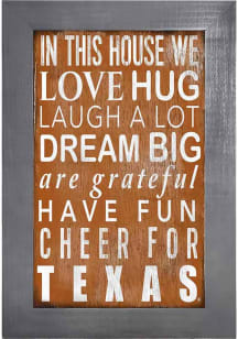 Texas Longhorns In This House Picture Frame
