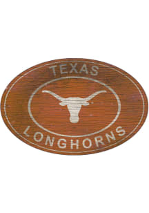 Texas Longhorns 46 Inch Heritage Oval Sign
