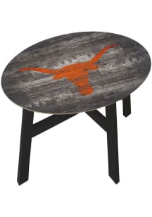 Texas Longhorns Logo Heritage Side Burnt Orange End Table
