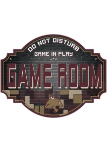 Texas State Bobcats 12 Inch Game Room Tavern Sign