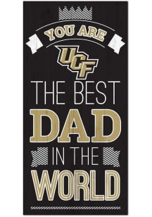 UCF Knights Best Dad in the World Sign