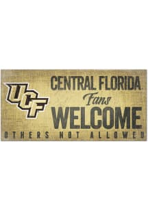 UCF Knights Fans Welcome 6x12 Sign