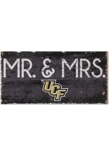 UCF Knights Mr and Mrs Sign