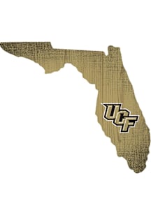 UCF Knights State Cutout Sign - Green