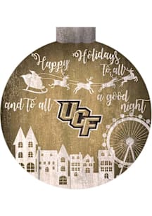 UCF Knights Christmas Village Sign - Green