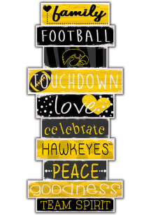 Iowa Hawkeyes Celebrations Stack 24 Inch Sign