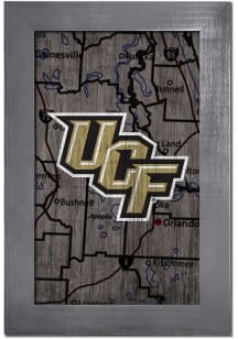 UCF Knights City Map Sign