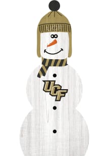 UCF Knights Snowman Leaner Sign