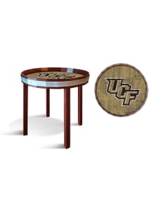 UCF Knights 24 Inch Barrel Top Side Green End Table