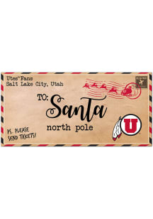 Utah Utes To Santa Sign