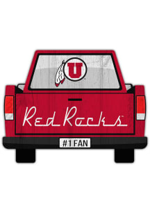 Utah Utes Truck Back Cutout Sign